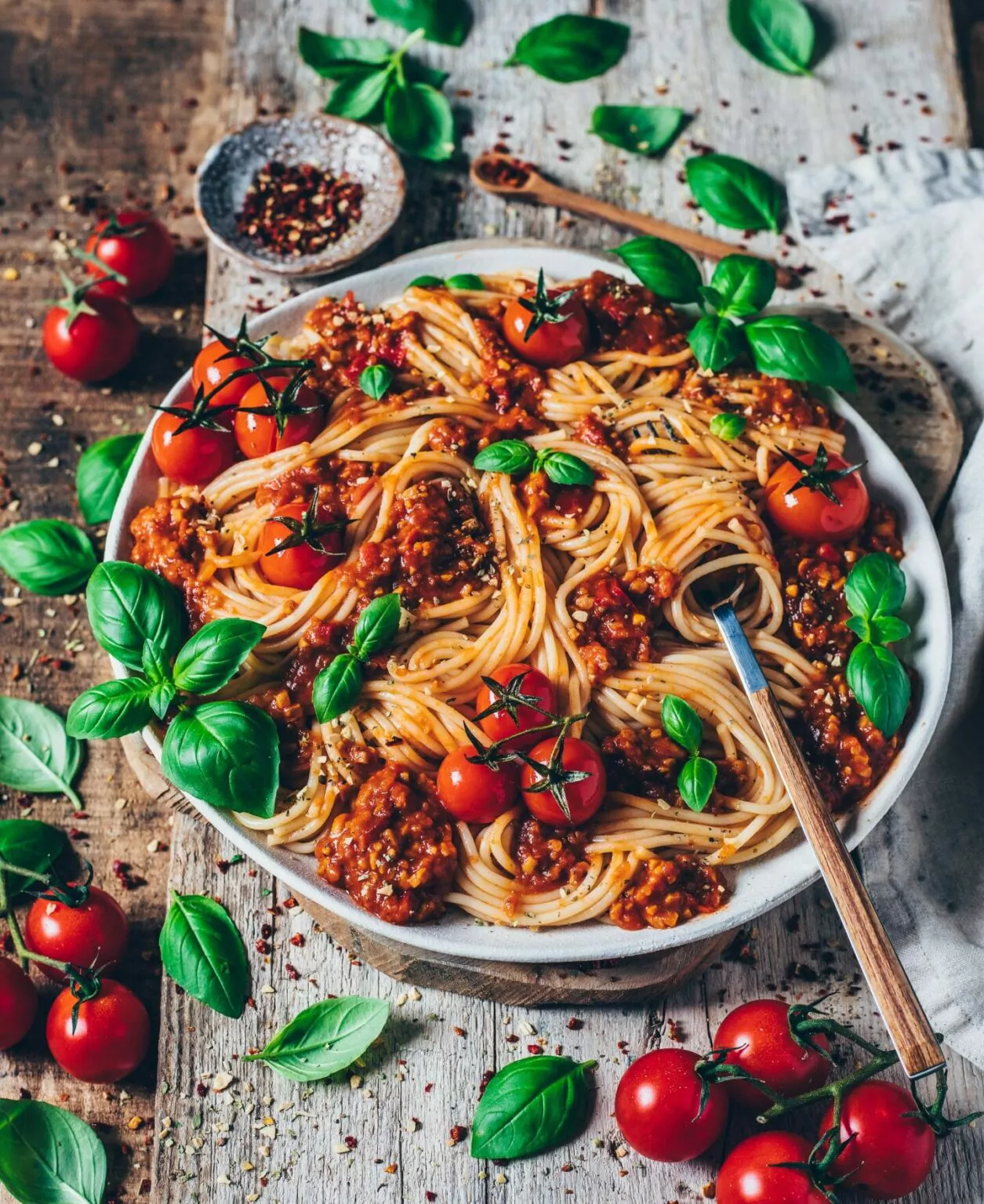 Vegan Spaghetti Bolognese (easy recipe) Bianca Zapatka Recipes