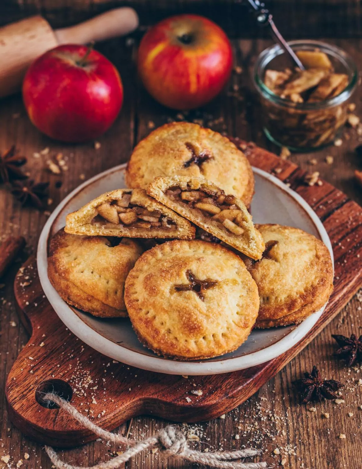 Apfel Hand Pies (vegane Mini-Apfelkuchen) - Bianca Zapatka | Rezepte Apfel Hand Pies (vegane Mini-Apfelkuchen) - Bianca Zapatka | Rezepte