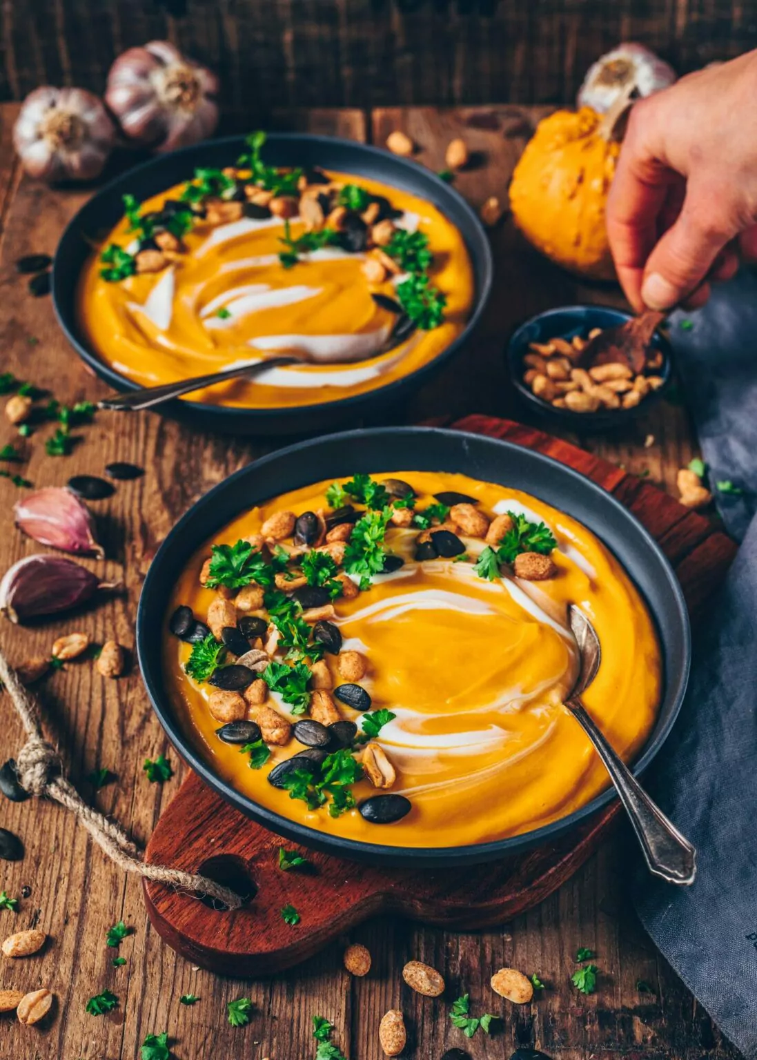 Cremige Kürbissuppe (Vegan &amp; Einfach) - Bianca Zapatka | Rezepte