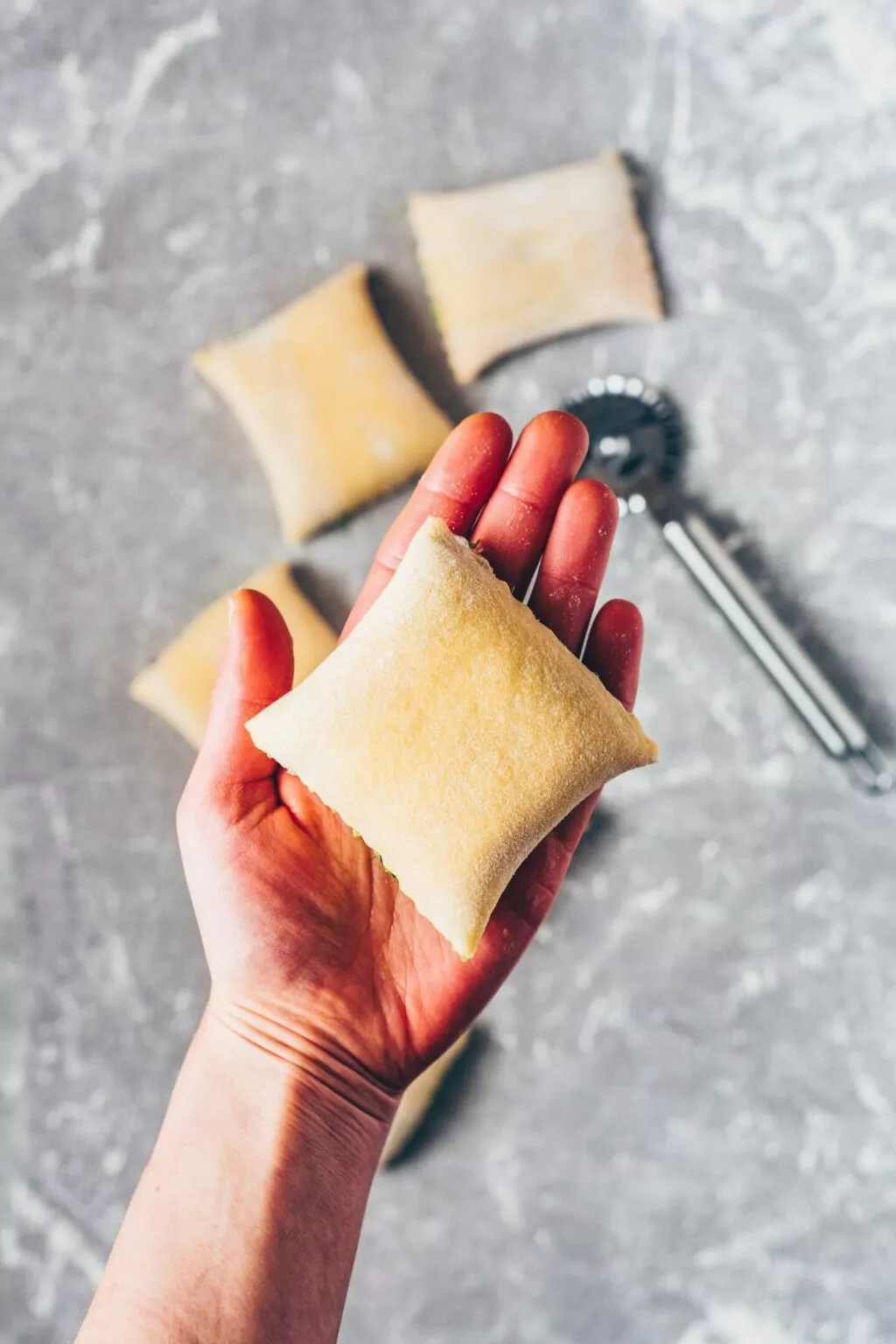 Vegane Maultaschen mit Gemüsefüllung (Ravioli) - Bianca Zapatka | Rezepte