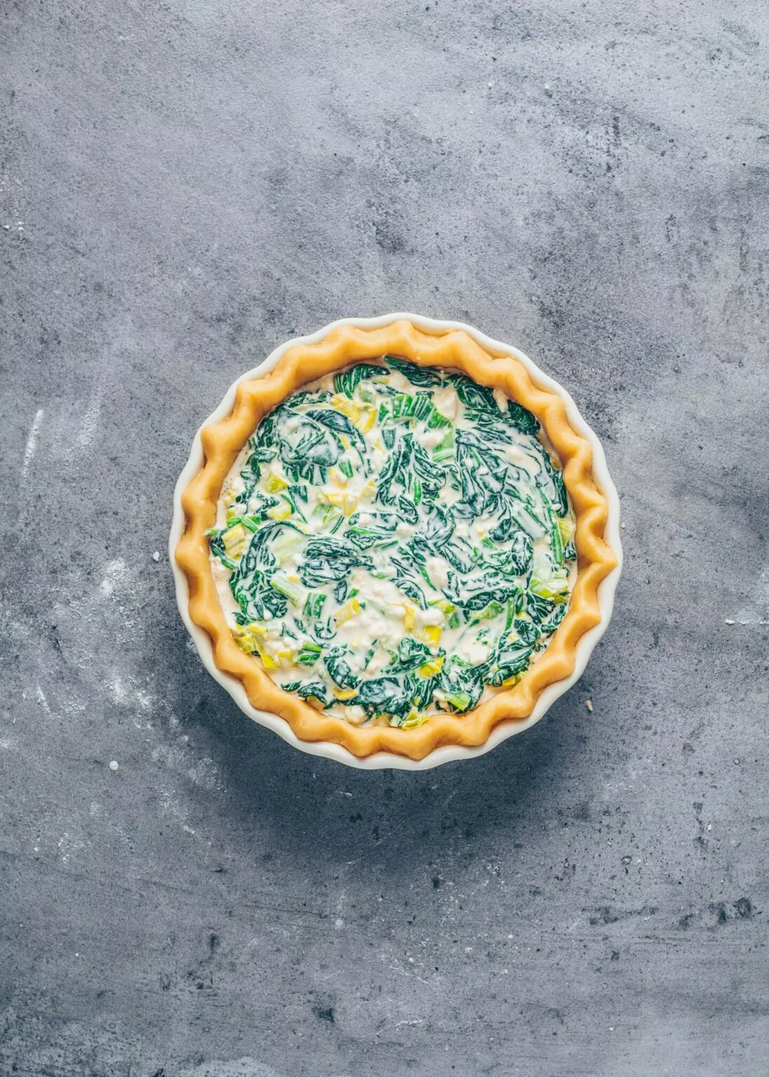 Vegane Spinat Quiche Rezept - einfach - Bianca Zapatka | Rezepte