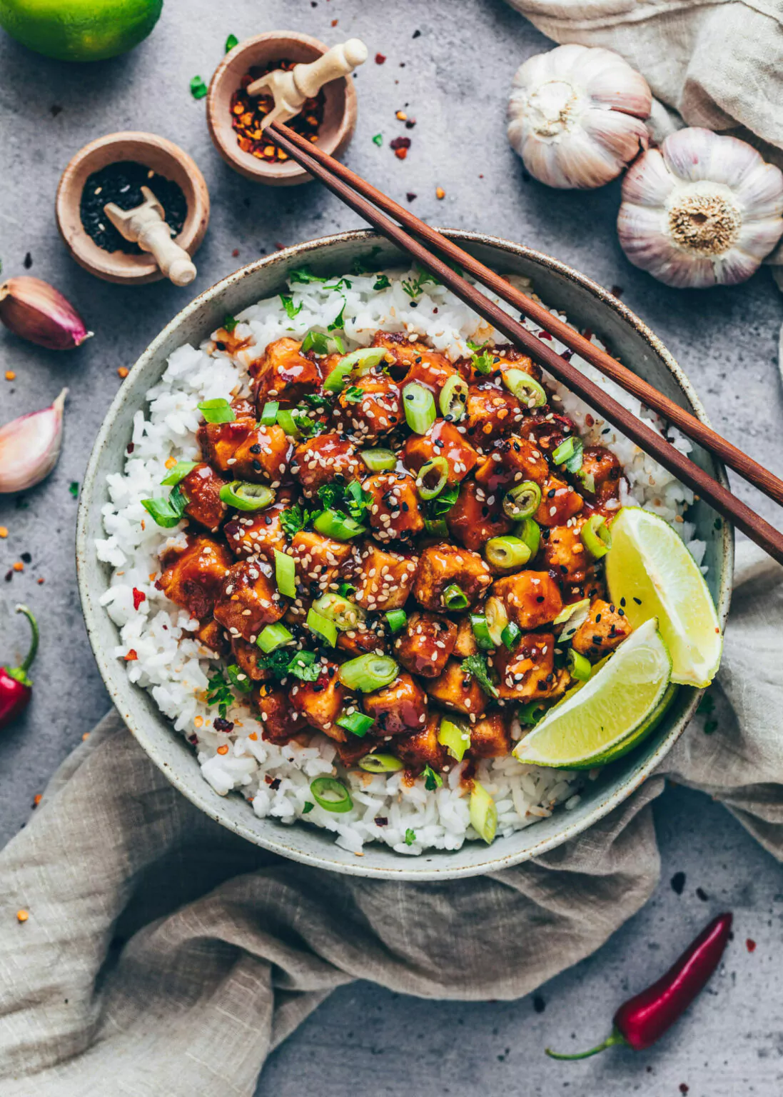 General Tso’s Tofu with Sweet & Sour Sauce Bianca Zapatka Recipes