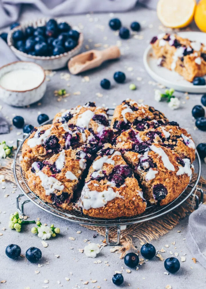 Vegan Blueberry Scones Easy & Healthy Bianca Zapatka Recipes