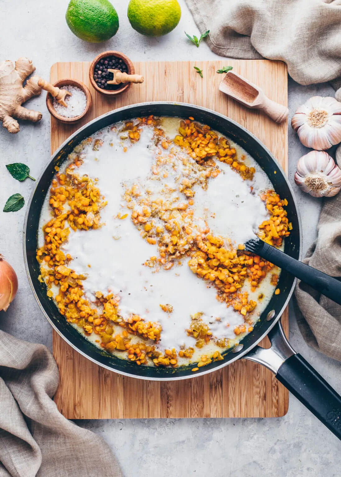 Red Lentil Dahl (Easy Indian Recipe) - Bianca Zapatka | Recipes