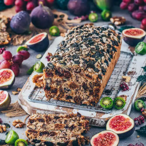 Vegan Fruit & Nut Bread (Easy Tea Loaf) Bianca Zapatka Recipes
