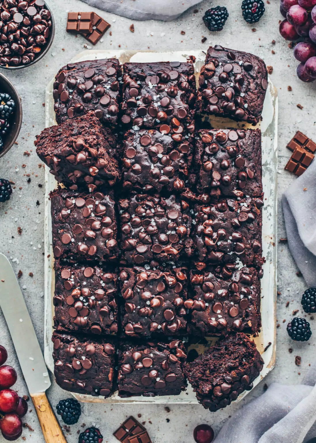 Vegane ZucchiniBrownies Gesund + Einfach Bianca Zapatka Rezepte