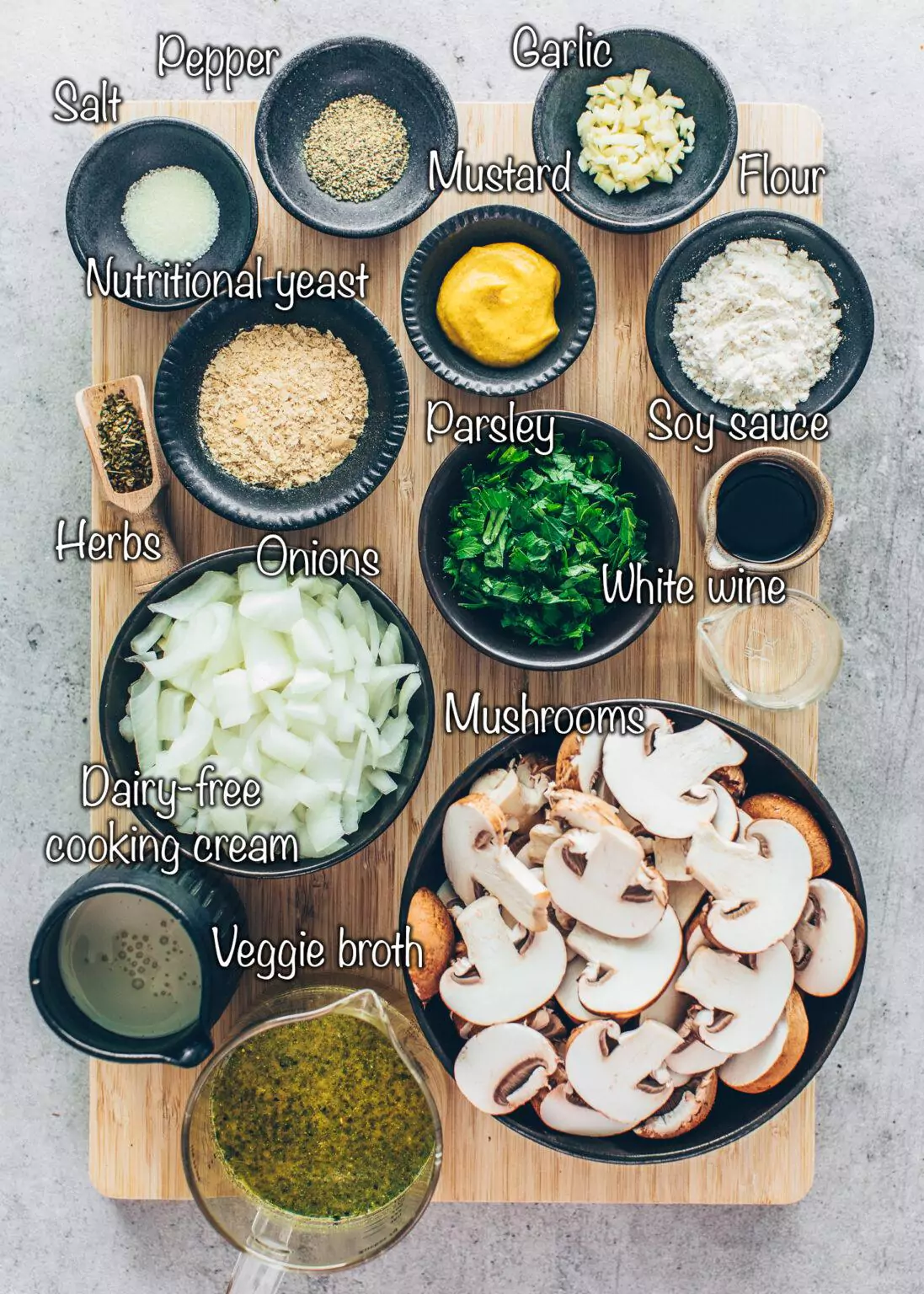 Vegan Creamy Mushrooms (Mushroom Sauce) Bianca Zapatka Recipes