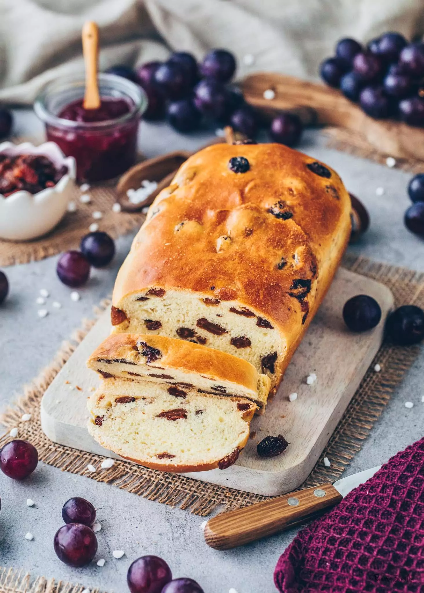 Vegan Raisin Bread (German Stuten) Bianca Zapatka Recipes