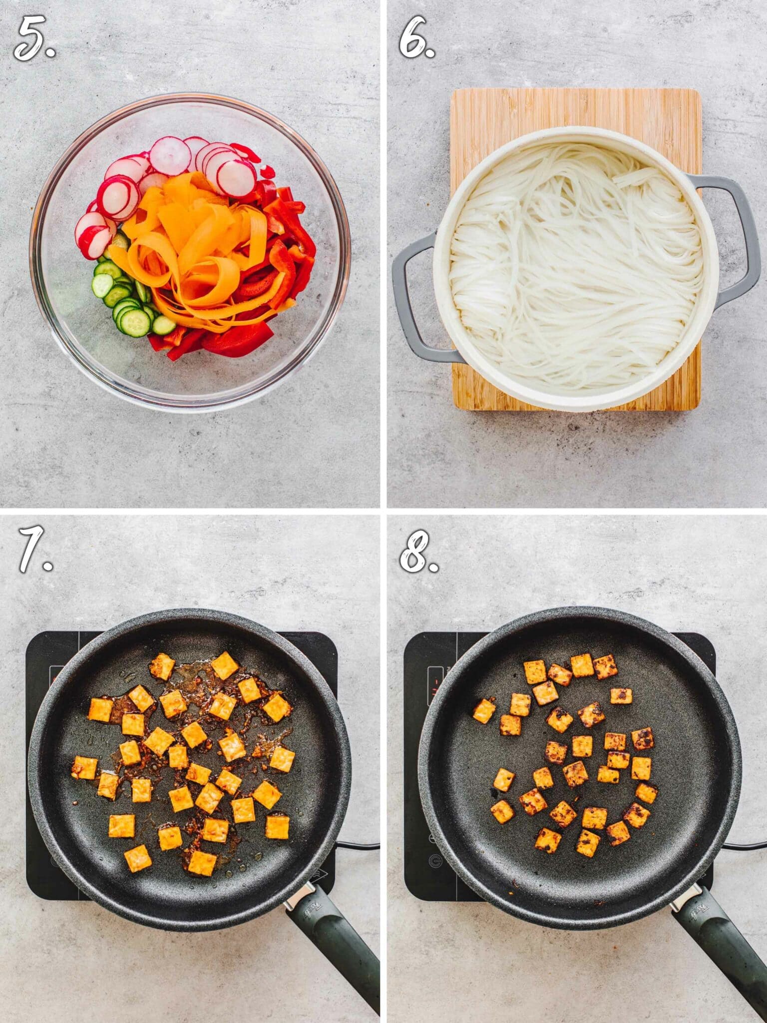 Tempeh Rice Noodle Bowl in Peanut Sauce Bianca Zapatka Recipes