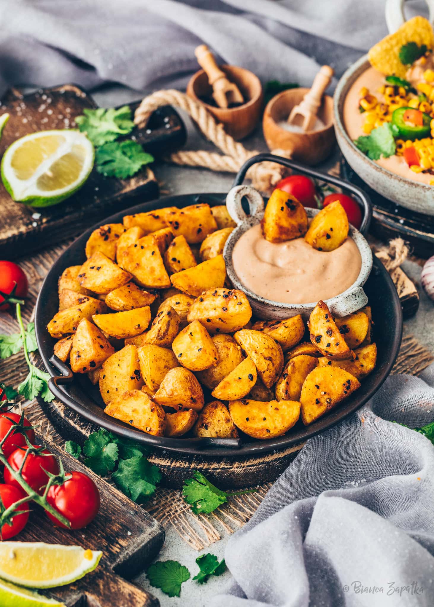 Röstkartoffeln aus dem Ofen - Knusprige Kartoffeln Rezept - Bianca ...