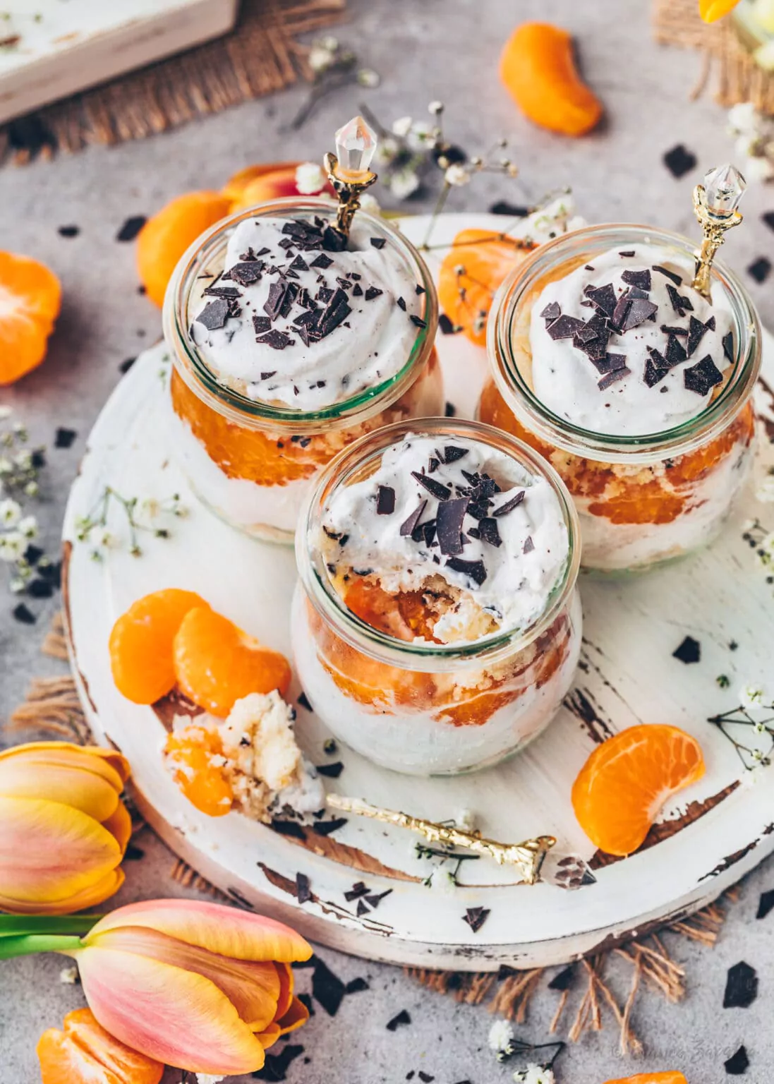 Mandarinen Dessert im Glas (einfach, schnell, lecker) - Bianca Zapatka ... Mandarinen Dessert im Glas (einfach, schnell, lecker) - Bianca Zapatka ...