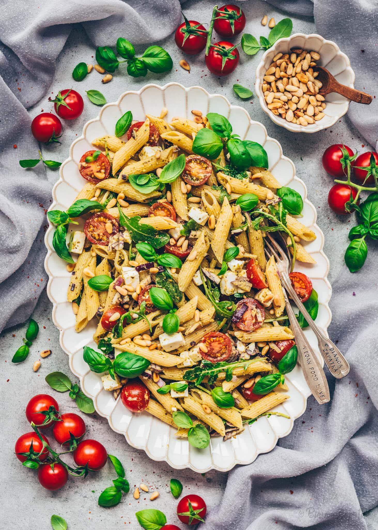 Nudelsalat mit Pesto - einfach, schnell, lecker - Bianca Zapatka | Rezepte